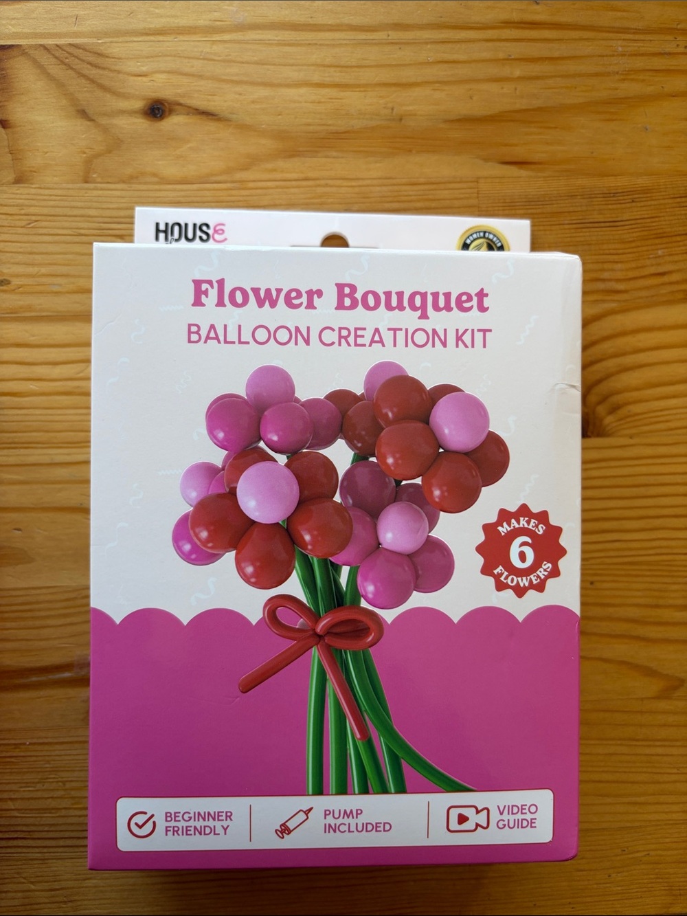 Flower Bouquet Balloon Creation Kit - Pink & Red